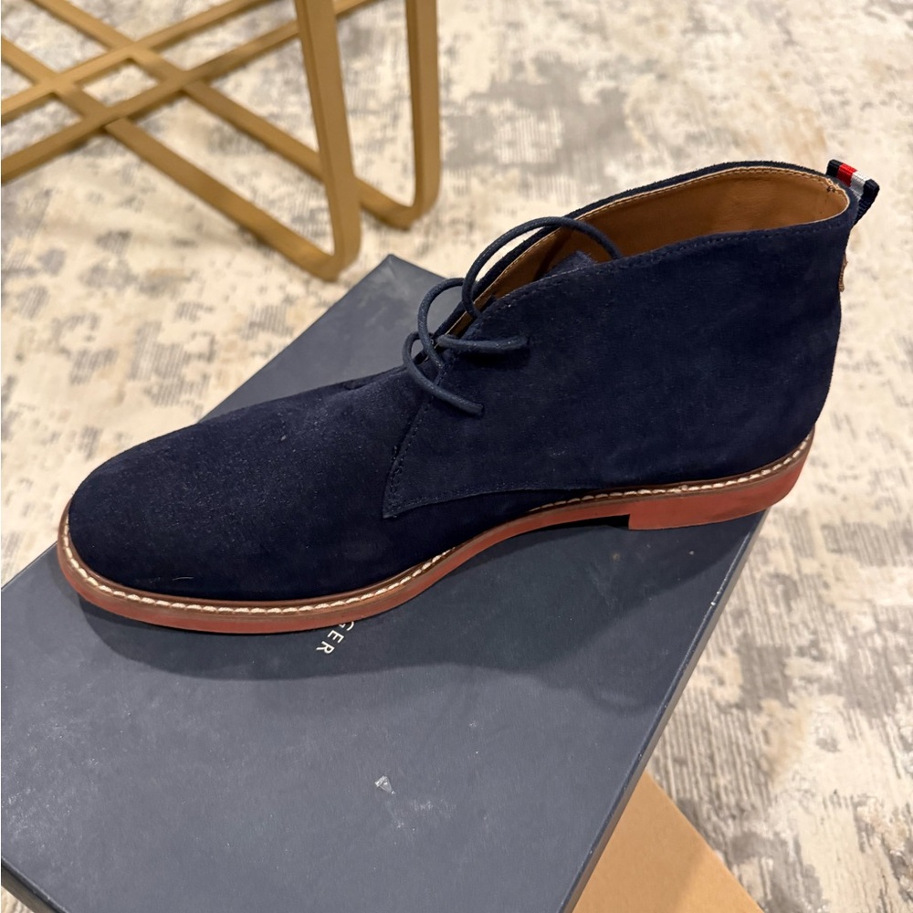 Tommy Hilfiger Dark Blue Chukka Boots